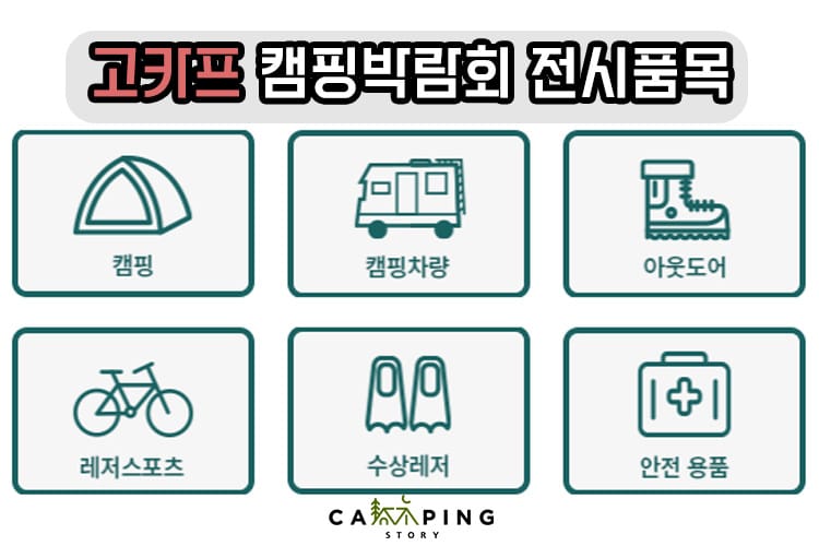 고카프 캠핑박람회 이용가이드